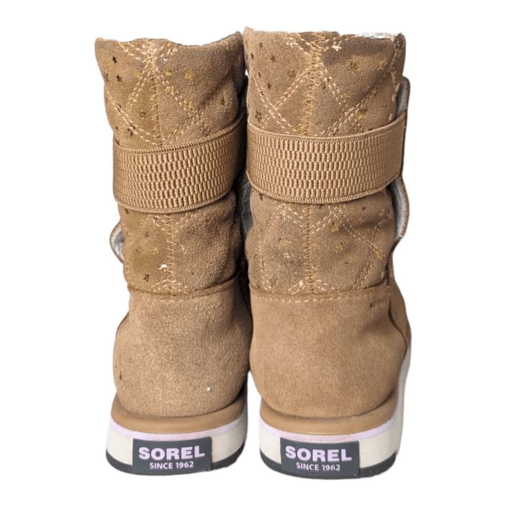 SOREL Rylee Foil Star Waterproof Boot Size 1 - Picture 5 of 7